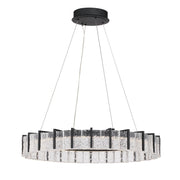 Sevryn 27.5" LED Pendant in Dark Matte Black