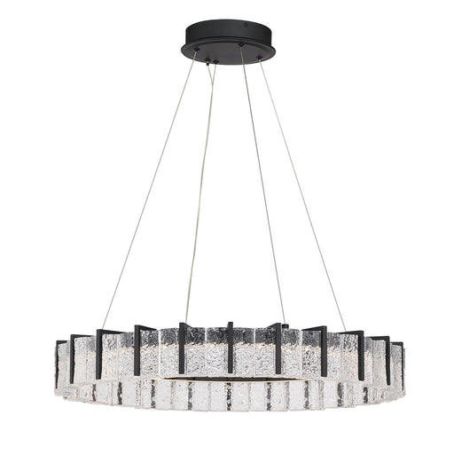 Sevryn 27.5" LED Pendant in Dark Matte Black