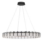 Sevryn 36" LED Pendant in Dark Matte Black