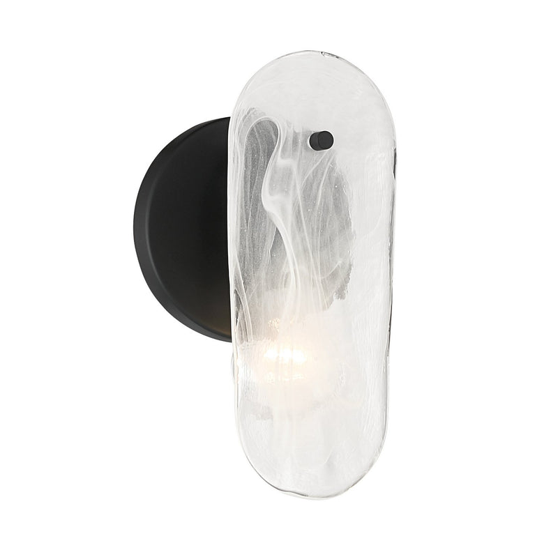 Oldmill Wall Sconce in Dark Matte Black