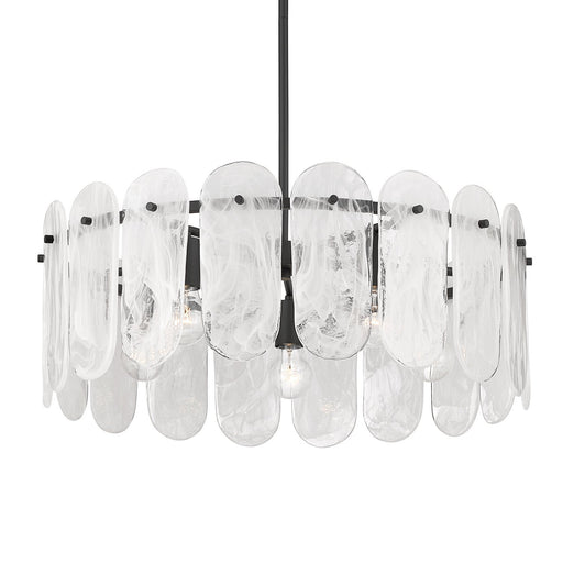 Oldmill 5-Light Pendant in Dark Matte Black