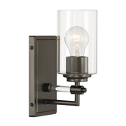 Binsly Bath Sconce in Rustic Gun Metal