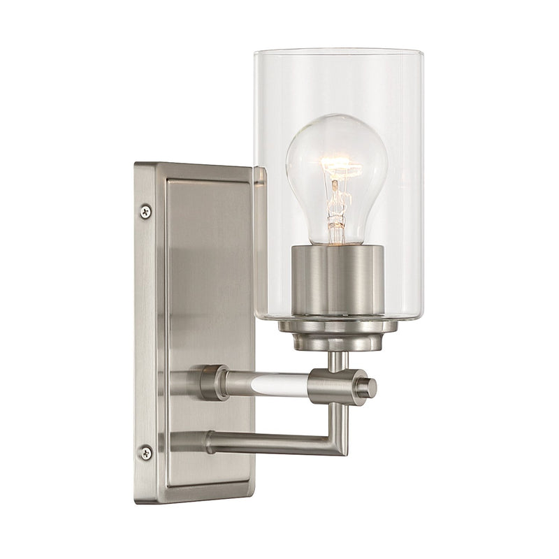 Binsly Bath Sconce in Brushed Nickel