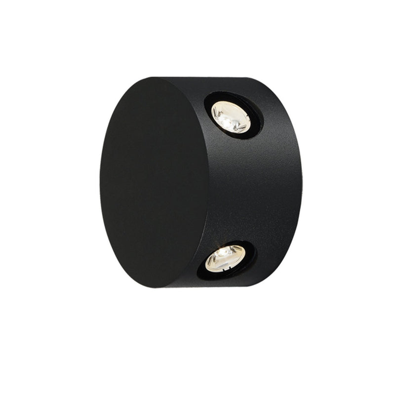 Pass 2" Outdoor Wall Light in Black