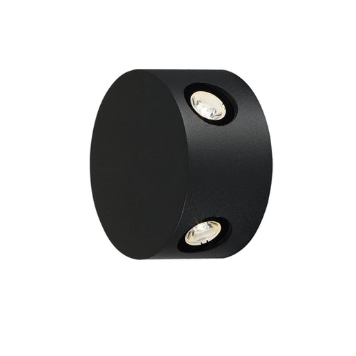 Pass 2" Outdoor Wall Light in Black