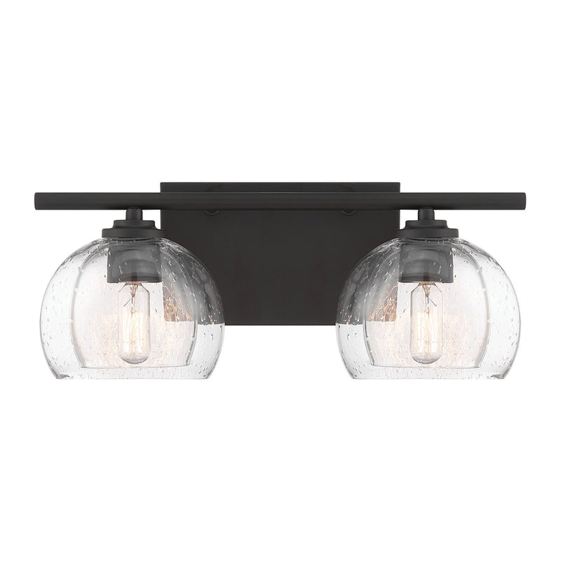 Glint 2-Light Bath Vanity Light in Dark Bronze