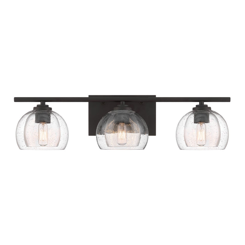 Glint 3-Light Bath Vanity Light in Dark Bronze