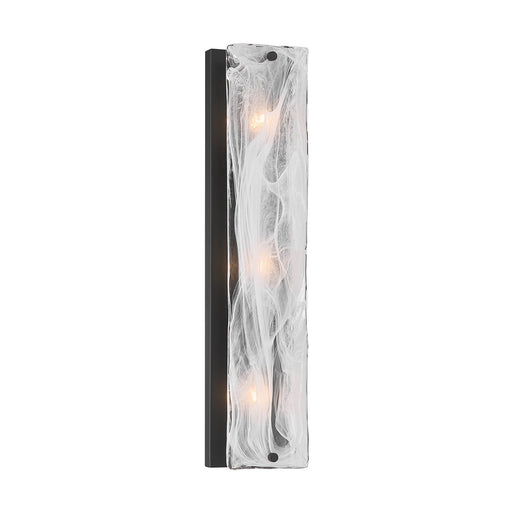 Veil 3-Light Bath Sconce in Dark Matte Black