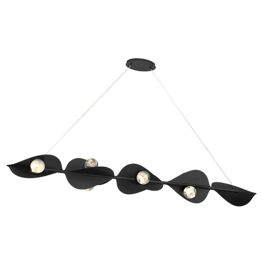 Pod LED Linear Pendant in Sand Coal Black