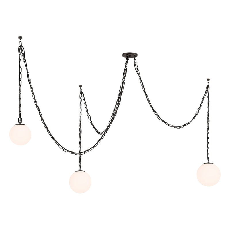 Marbelle 3-Light Pendant in Dark Bronze