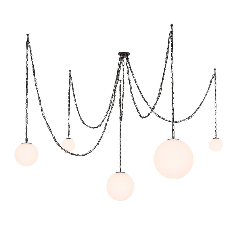 Marbelle 5-Light Pendant in Dark Bronze