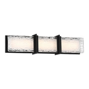 Lumina 24" LED Bath Vanity Light in Dark Matte Black