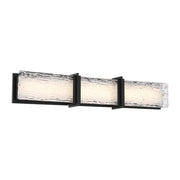 Lumina 30" LED Bath Vanity Light in Dark Matte Black