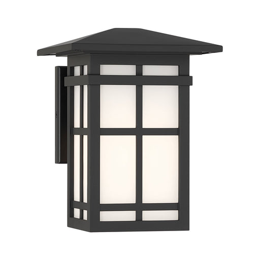 Grydton 7.5" Outdoor Wall Lantern in Dark Matte Black