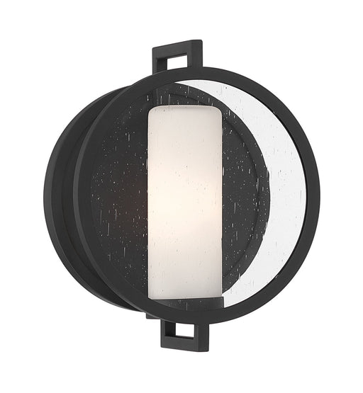 Halin 7.5" Outdoor Wall Sconce in Sand Coal Black
