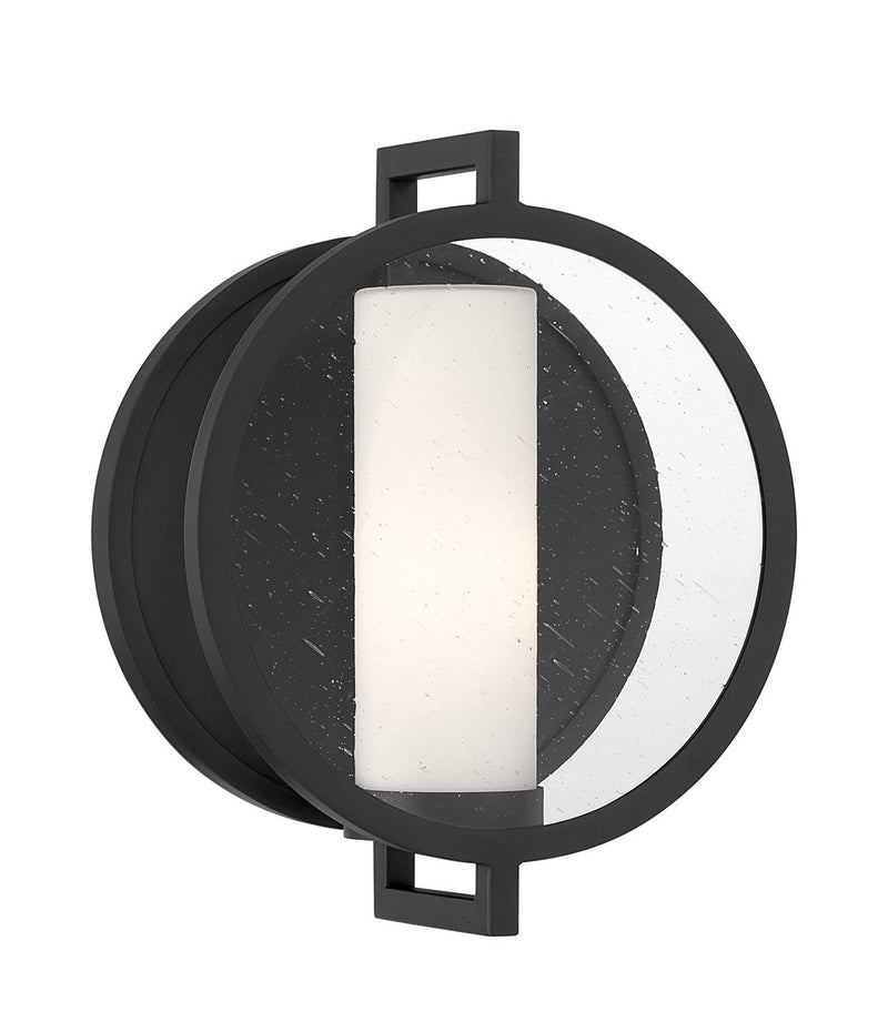 Halin 9.5" Outdoor Wall Sconce in Sand Coal Black
