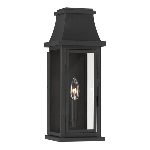 Talburn Outdoor Wall Lantern in Sand Coal Black