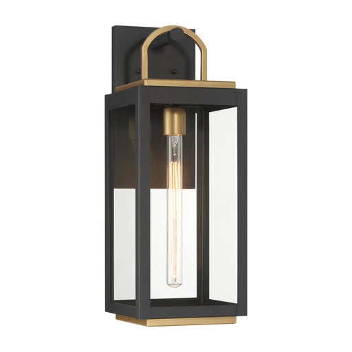 Fenmark Outdoor Wall Lantern in Dark Matte Black