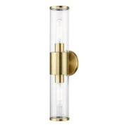 Banca 2-Light ADA Bath Vanity Light in Antique Brass
