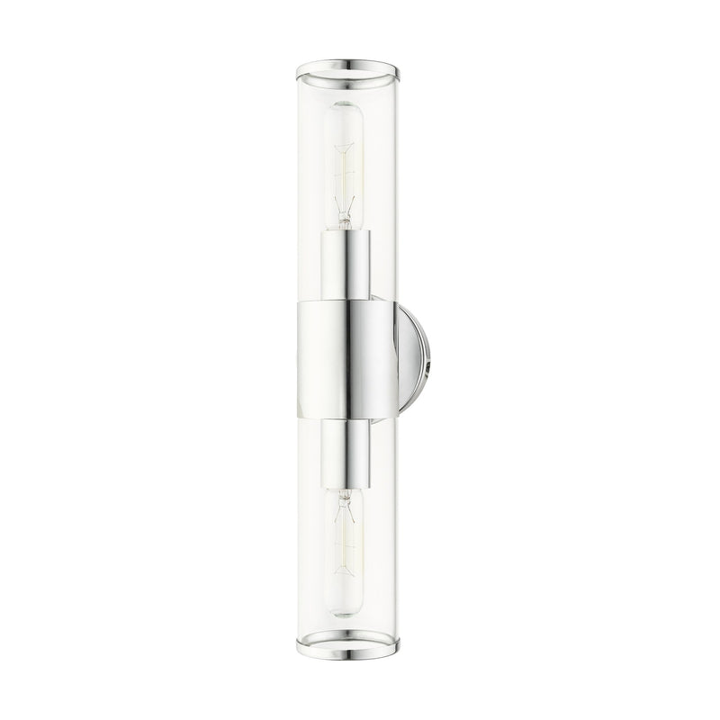 Banca 2-Light ADA Bath Vanity Light in Polished Chrome