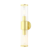 Banca 2-Light ADA Bath Vanity Light in Satin Brass