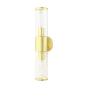 Banca 2-Light ADA Bath Vanity Light in Satin Brass