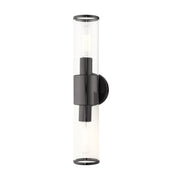 Banca 2-Light ADA Bath Vanity Light in Black Chrome