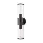 Banca 2-Light ADA Bath Vanity Light in Black Chrome