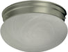 Transitional Ceiling Mount in Satin Nickel