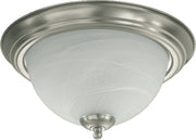 Traditional Ceiling Mount in Satin Nickel