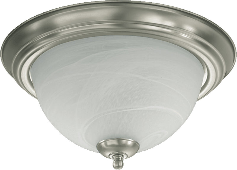 Traditional Ceiling Mount in Satin Nickel