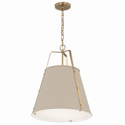 Etcher 2-Light Pendant in Greige
