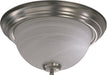 Traditional Ceiling Mount in Satin Nickel