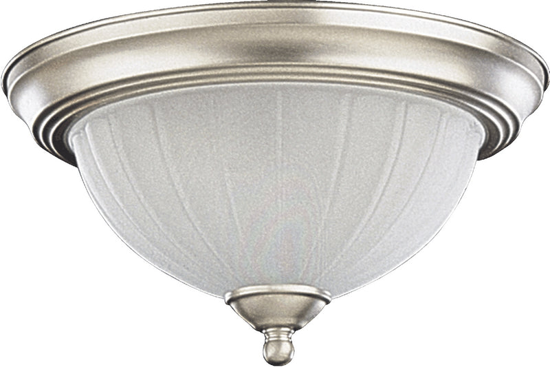 Traditional Ceiling Mount in Satin Nickel