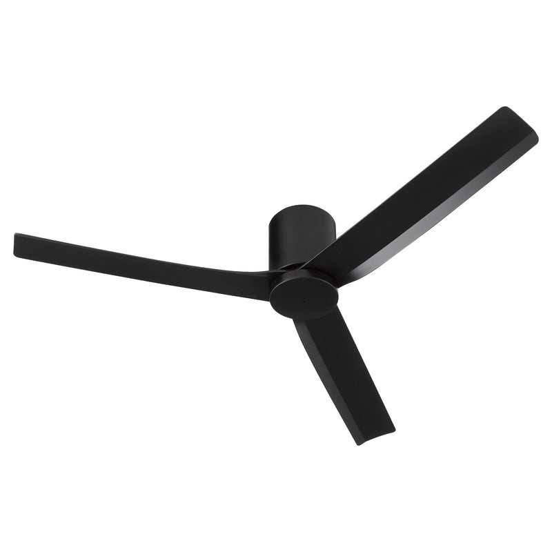 Barrett 56" 3-Blade Wet Hugger Ceiling Fan with LED Light in Matte Black