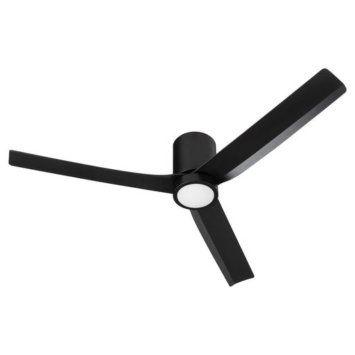 Barrett 56" 3-Blade Wet Hugger Ceiling Fan with LED Light in Matte Black