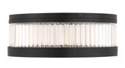 Empra 23.6" LED Flush Mount in Matte Black