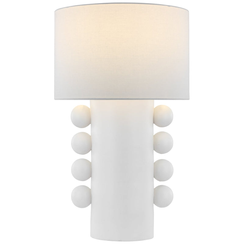 Tiglia Tall Cordless Table Lamp in Plaster White