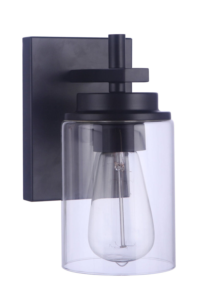 Reeves 1 Light 4.5" Wall Sconce in Flat Black
