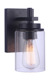 Reeves 1 Light 4.5" Wall Sconce in Flat Black