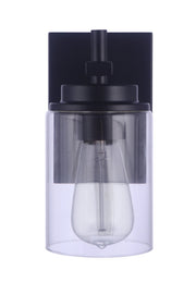 Reeves 1 Light 4.5" Wall Sconce in Flat Black