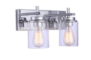 Reeves 2 Light 14" Vanity in Chrome