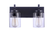 Reeves 2 Light 14" Vanity in Flat Black