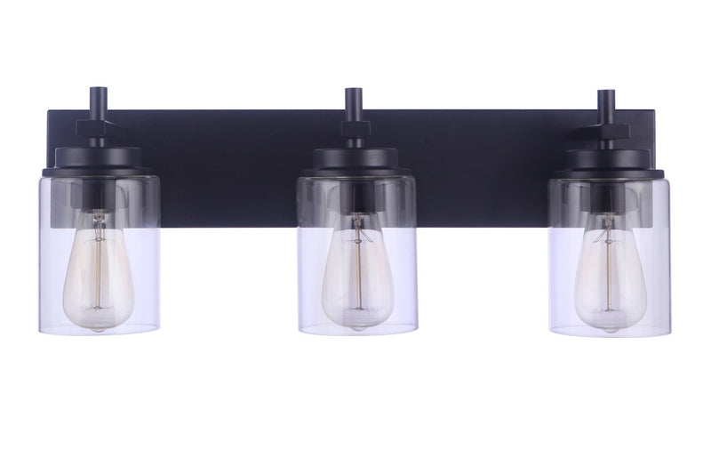 Reeves 3 Light 23" Vanity in Flat Black