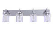 Reeves 4 Light 32" Vanity in Chrome