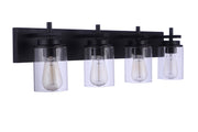 Reeves 4 Light 32" Vanity in Flat Black