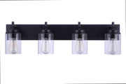 Reeves 4 Light 32" Vanity in Flat Black