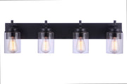 Reeves 4 Light 32" Vanity in Flat Black