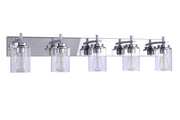 Reeves 5 Light 41" Vanity in Chrome