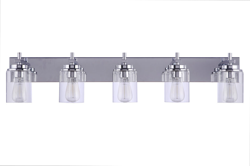 Reeves 5 Light 41" Vanity in Chrome
